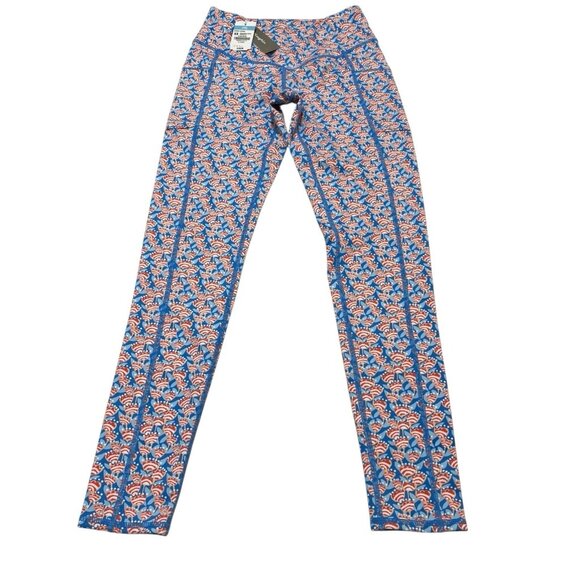 J McLaughlin Rhonda Leggings Womens XS Blue Coral Caravelle Pull On Active Gym - Picture 3 of 11